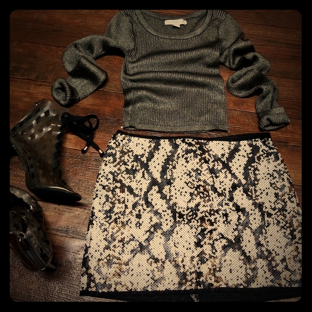 Fab'rik Sequins skirt